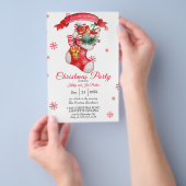 Weihnachtsweihnachtsgebäck Flyer (Handgriff)