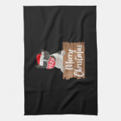 Weihnachtsweihnachtsgeschenk Boston Terrier 2020 M Geschirrtuch (Vertikal)