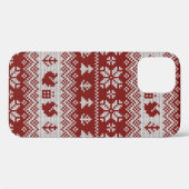 Weihnachtsweihnachtsgeschmack Vintag, nahtlos deko Case-Mate iPhone Hülle (Rückseite (Horizontal))