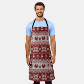 Weihnachtsweihnachtsgeschmack Vintag, nahtlos deko Schürze (Getragen)