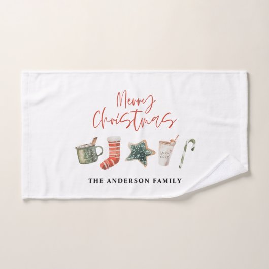 Weihnachtsweihnachtsgetränke Süßkarpfen Handtuch (Handtuch)