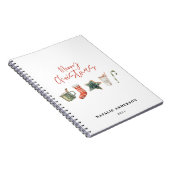 Weihnachtsweihnachtsgetränke Süßkarpfen Notizblock (Rechte Seite)