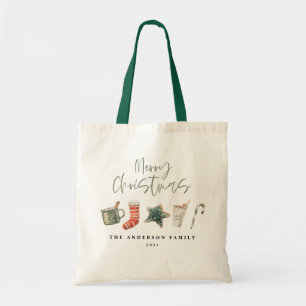 Weihnachtsweihnachtsgetränke Süßkartoffeln Tasc Tragetasche