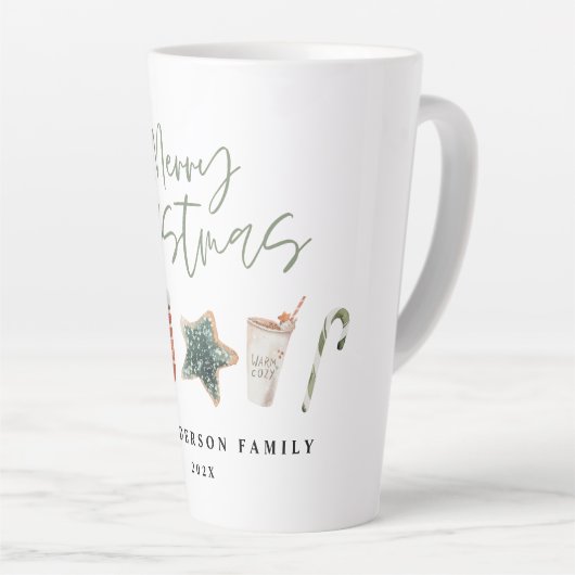 Weihnachtsweihnachtsgetränke Süßkartoffeln Tasse (Rechte Ecke)