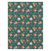 Weihnachtsweihnachtskakao Marshmallows Tasse Tischdecke (Vorderseite)