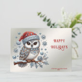 WeihnachtsWeihnachtskarte Feiertagskarte (Stehend Vorderseite)