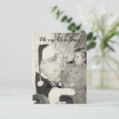Weihnachtsweihnachtskarte Feiertagspostkarte (Stehend Vorderseite)