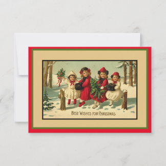 Weihnachtsweihnachtskarte Mitteilungskarte