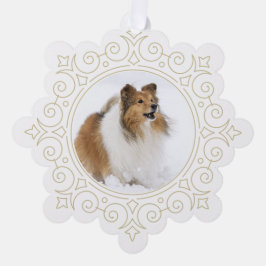 Weihnachtsweihnachtskarte Ornament Karte