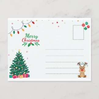 Weihnachtsweihnachtskarte Postkarte