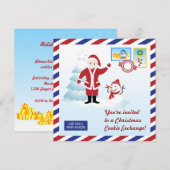 Weihnachtsweihnachtskekse - Einladung (Vorne/Hinten)