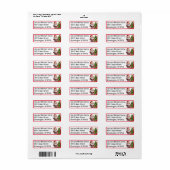 WeihnachtsWeihnachtsklaus - Rücksendeadresse (Vorne)