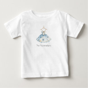 Weihnachtsweihnachtskostcracker Ballerina Kleid Baby T-shirt