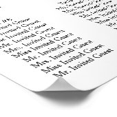 Weihnachtsweihnachtsküche Rose Holly Pine Seekarte Poster (Ecke)