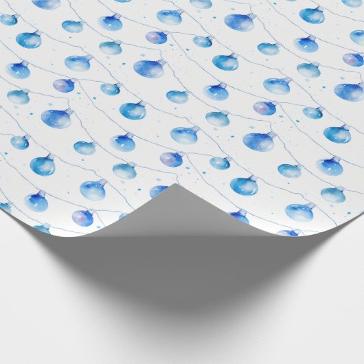 Weihnachtsweihnachtslichter Geschenkpapier (Ecke)