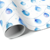 Weihnachtsweihnachtslichter Geschenkpapier (Rolleneckpunkt)