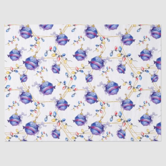 Weihnachtsweihnachtslieder Gold Geometrie Seidenpapier (Vorderseite)