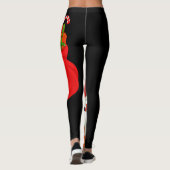 Weihnachtsweihnachtsmann-Leggings Leggings (Rückseite)