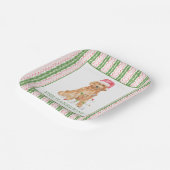 Weihnachtsweihnachtsmann Personalisiert Pappteller (Gewinkelt)