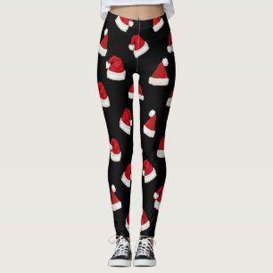 WeihnachtsWeihnachtsmannmütze-wunderlicher Trendy Leggings