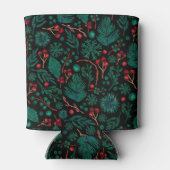 Weihnachtsweihnachtsmuster | Can Cooler Dosenkühler (Rückseite)