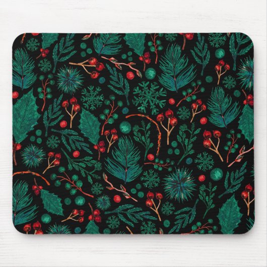 Weihnachtsweihnachtsmuster | Mousepad (Vorne)