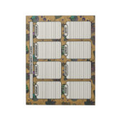 Weihnachtsweihnachtsplaner abbrechen notizblock (Rotiert)