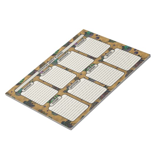 Weihnachtsweihnachtsplaner abbrechen notizblock (angewinkelt)