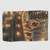 Weihnachtsweihnachtsreise Golfhandtuch (Horizontal)