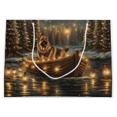 Weihnachtsweihnachtsreise Große Geschenktüte (Vorderseite)