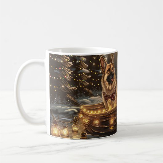 Weihnachtsweihnachtsreise Kaffeetasse (Links)