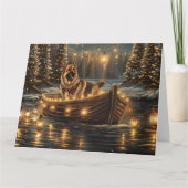 Weihnachtsweihnachtsreise Karte (Vorderseite)