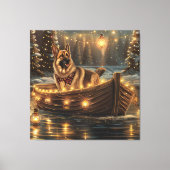 Weihnachtsweihnachtsreise Leinwanddruck (Vorderseite)