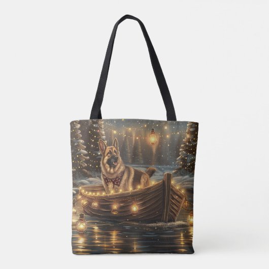 Weihnachtsweihnachtsreise Tasche (Rückseite)