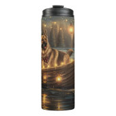 Weihnachtsweihnachtsreise Thermosbecher (Vorderseite)