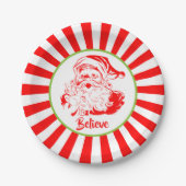 Weihnachtsweihnachtsschild "Glaube" Pappteller (Vorderseite)