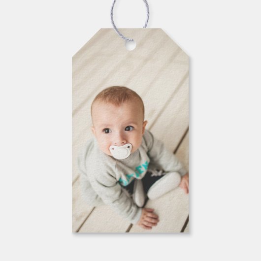 Weihnachtsweihnachtssegmente Weihnachtsgeschenk-Ta Geschenkanhänger (Rückseite)