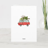 Weihnachtsweihnachtsstall Karte (Rückseite)