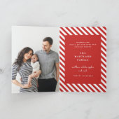 Weihnachtsweihnachtsstall Karte (Innenseite)