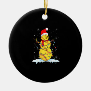 Weihnachtsweihnachtsweih Snowman Weihnachtsbeleuch Keramik Ornament