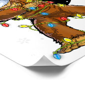 Weihnachtsweihnachtsweih Weihnachten Weihnachten W Poster (Ecke)