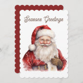 Weihnachtsweihnachtsweihe hinzufügen feiertagskarte (Vorne/Hinten)