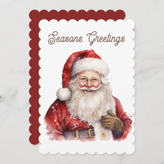 Weihnachtsweihnachtsweihe hinzufügen feiertagskarte (Vorne/Hinten)