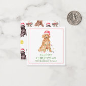 Weihnachtsweihnachtsweihe Mitteilungskarte (Vorderseite/Rückseite Beispiel)