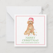 Weihnachtsweihnachtsweihe Mitteilungskarte (Vorderseite)