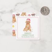 Weihnachtsweihnachtsweihe Mitteilungskarte (Vorderseite/Rückseite Beispiel)