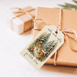 Weihnachtsweihnachtsweihnachtsfest Name Geschenkanhänger