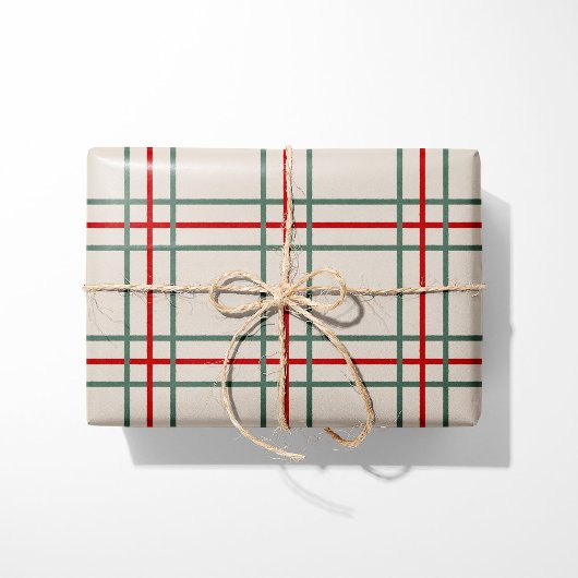 Weihnachtsweihnachtswrapping Paper - Beige Geschenkpapier