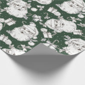 Weihnachtsweihnachtswrapping Paper Geschenkpapier (Ecke)