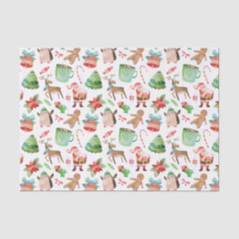 Weihnachtsweihnachtszettel Seidenpapier